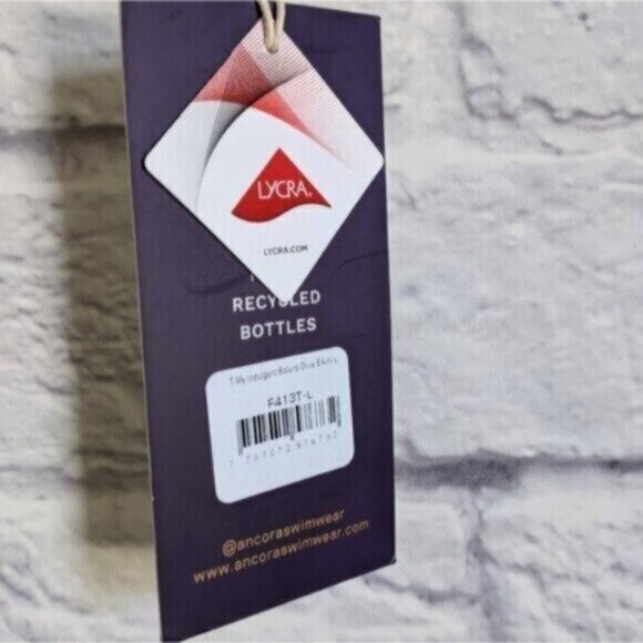 Ancora My Indulgent Bolero Bikini Top L Olive Green Pink NEW Ruffle Swimsuit - Picture 7 of 7